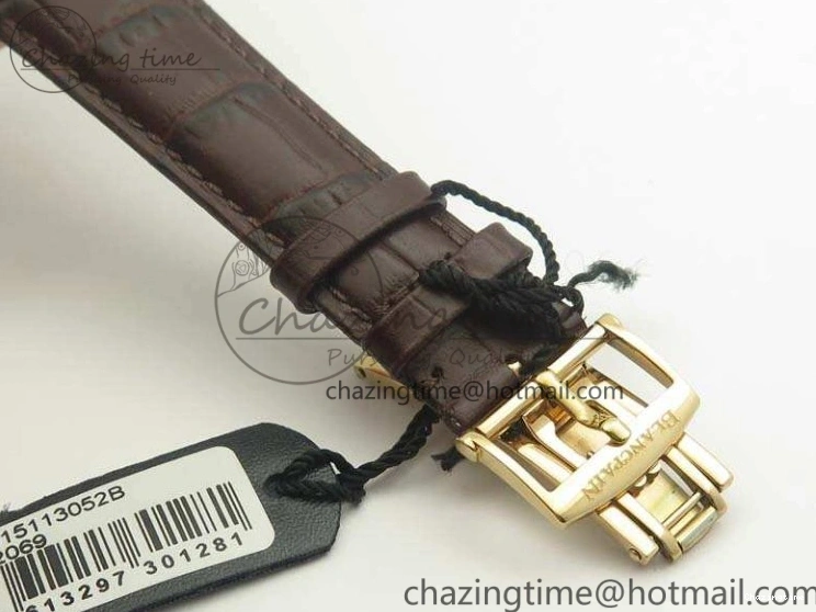 0519 Villeret 6669 RG HG 1:1 Best Edition White Dial On Leather Strap V UrbanStyle 8096